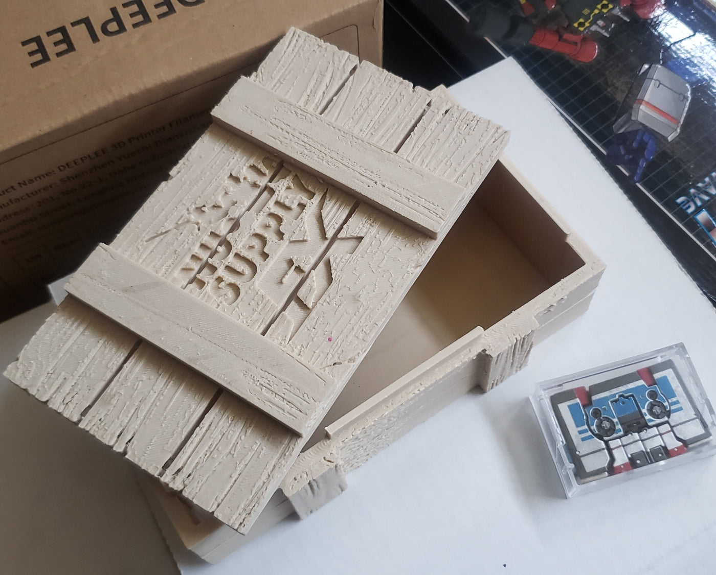 Wood Cargo Storage Boxes
