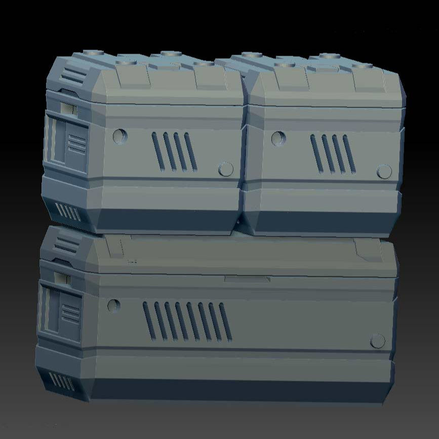 Sci-fi Cargo Storage Box set Preorder