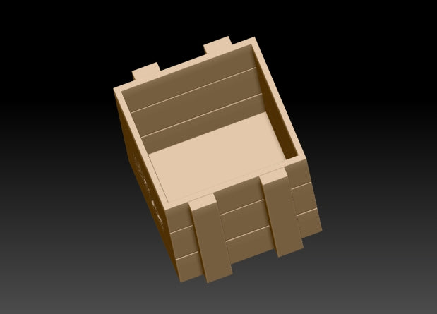 Wood Cargo Storage Boxes