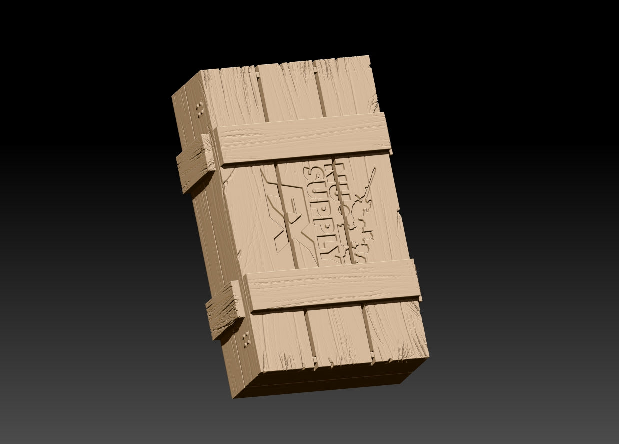 Wood Cargo Storage Boxes