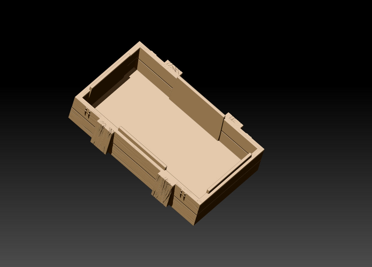 Wood Cargo Storage Boxes