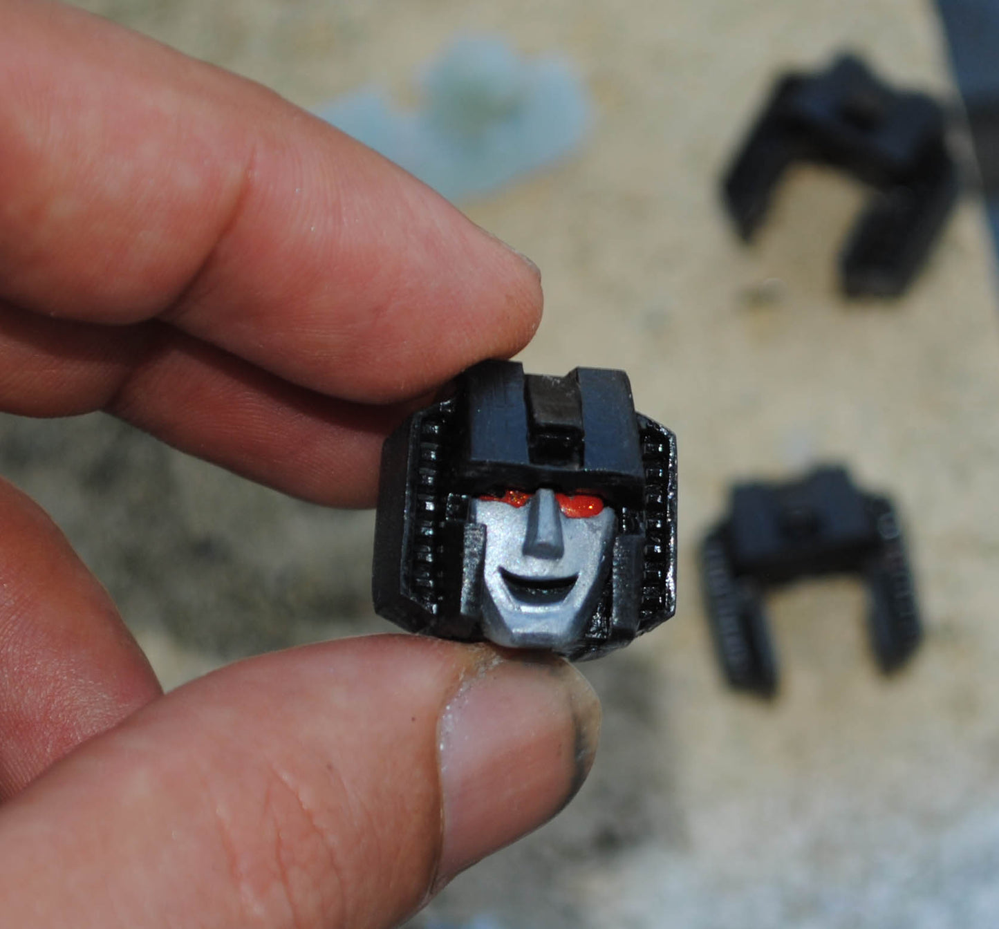 Maketoys Skywarp head upgrade