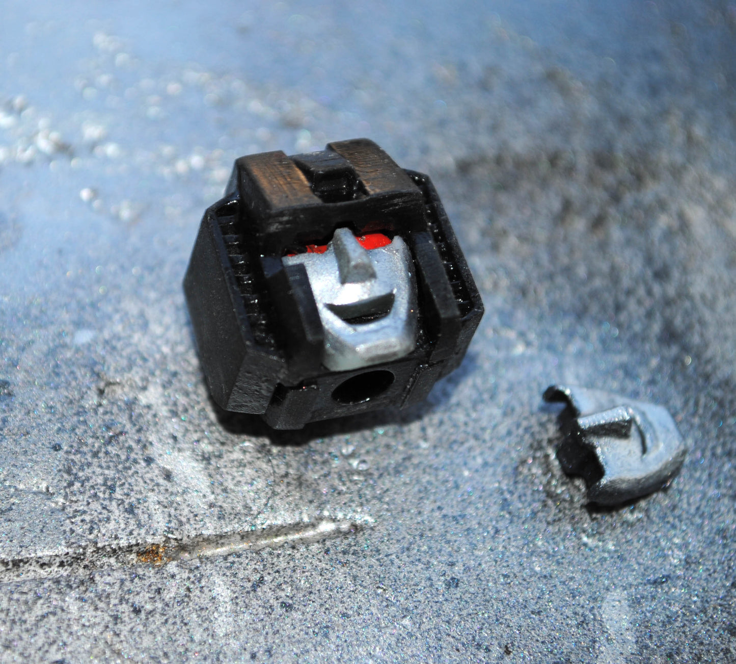 Maketoys Skywarp head upgrade