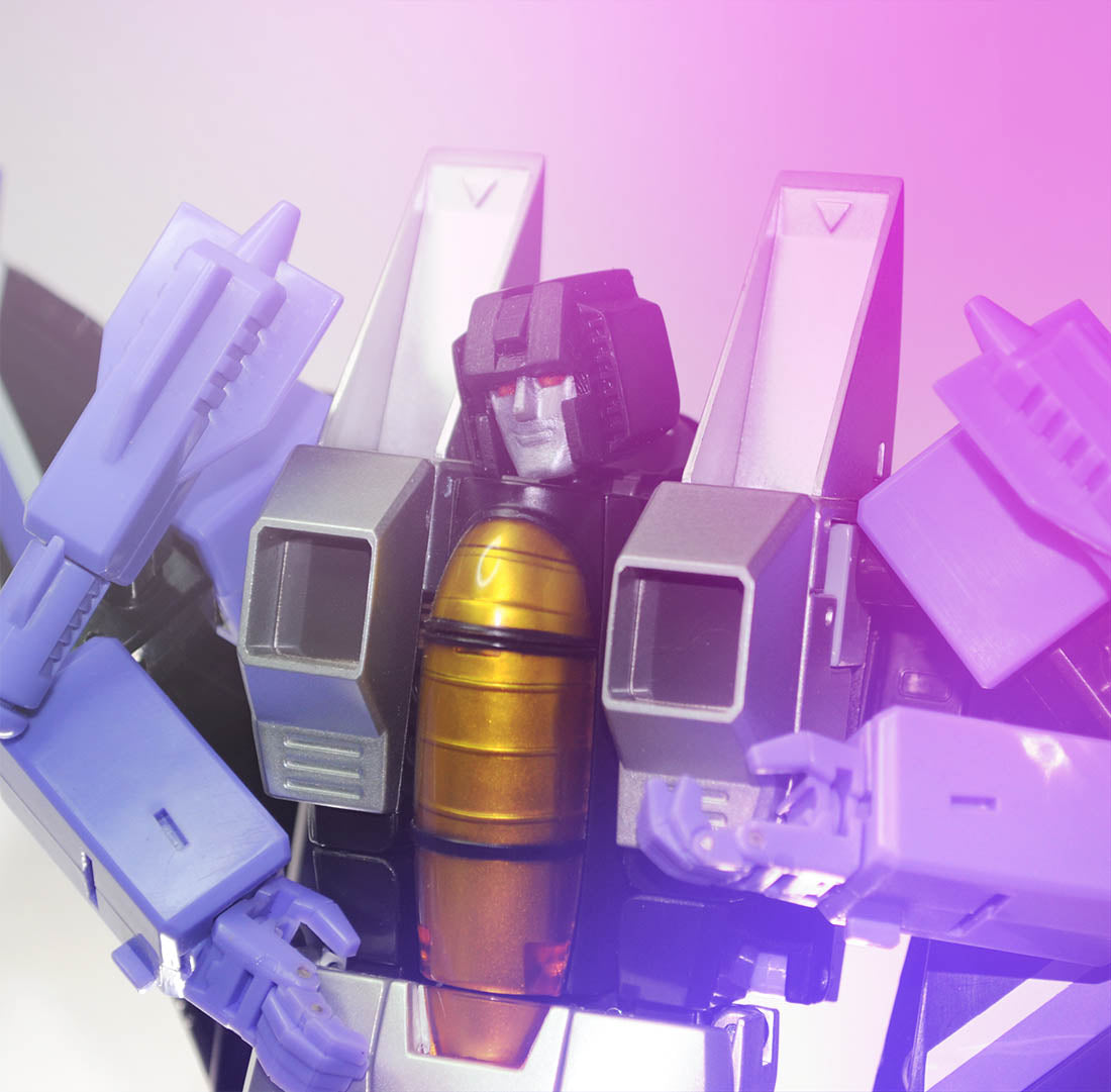 Maketoys Skywarp head upgrade