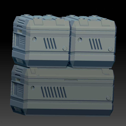 Sci-fi Cargo Storage Box set Preorder