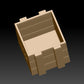 Wood Cargo Storage Boxes
