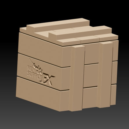 Wood Cargo Storage Boxes
